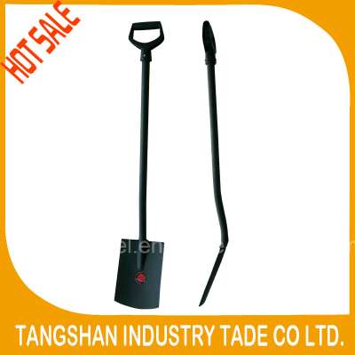 High Quality Ergonomic Handle All Steel Spade Shovel